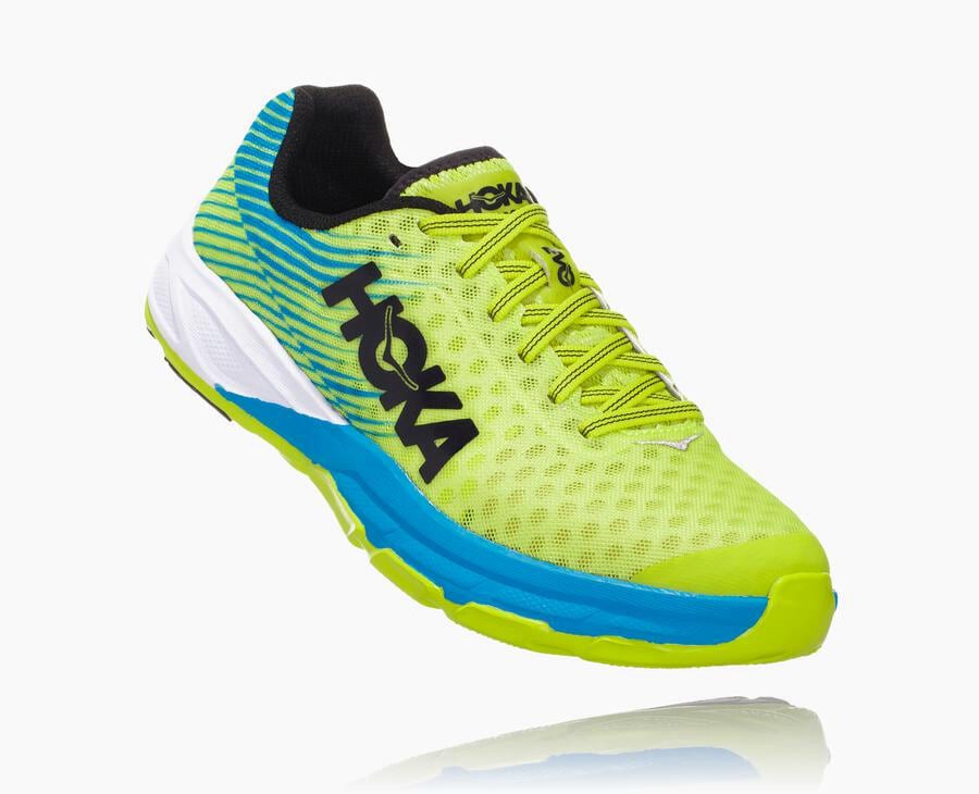 Hoka One One Tenisky Damske Zelene/Modre - EVO Carbon Rocket - 51364-WHRS